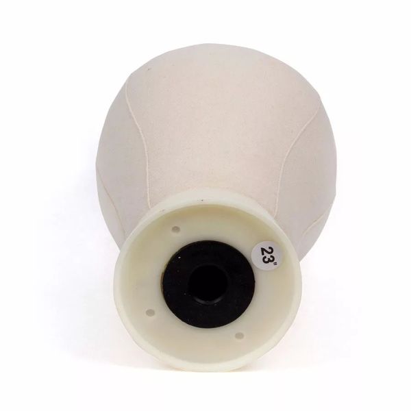 Canvas Mannequin Head Off White Displaying Making Styling Wig Head