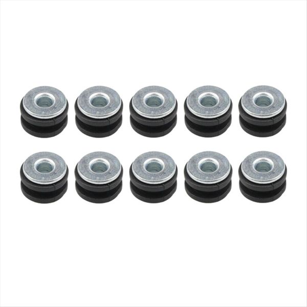10pcs Motorcycle M6 Rubber Grommets Bolt for Honda for Yamaha Kawasaki Fair