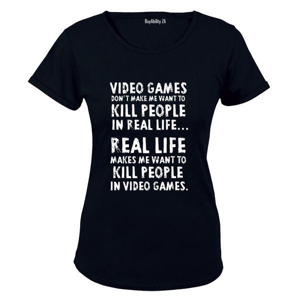 Video Games - Ladies - T-Shirt
