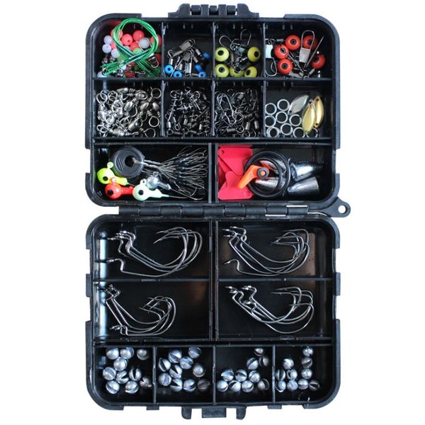 187 PCS Fishing Hook Accessories Set