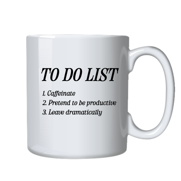 To Do List Office Coworker Funny Mug Birthday Christmas Gift 402