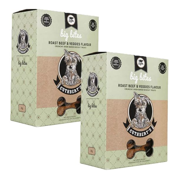 Cuthberts Roast Beef And Veggies Large Bites - 2 x 1kg