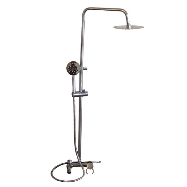 Shower Set with Hand Shower &amp; Mixer, Round Shower Column Set AY411-006