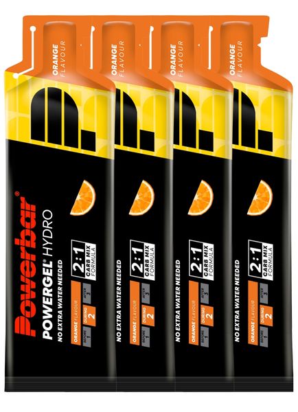 PowerBar PowerGel Hydro Orange 67ml (4 Pack)