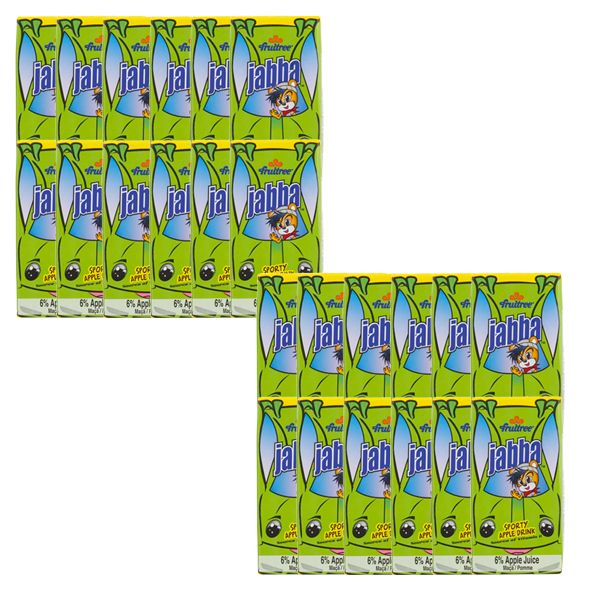 Fruitree Jabba Sporty Apple Drink - 24 x 160ml