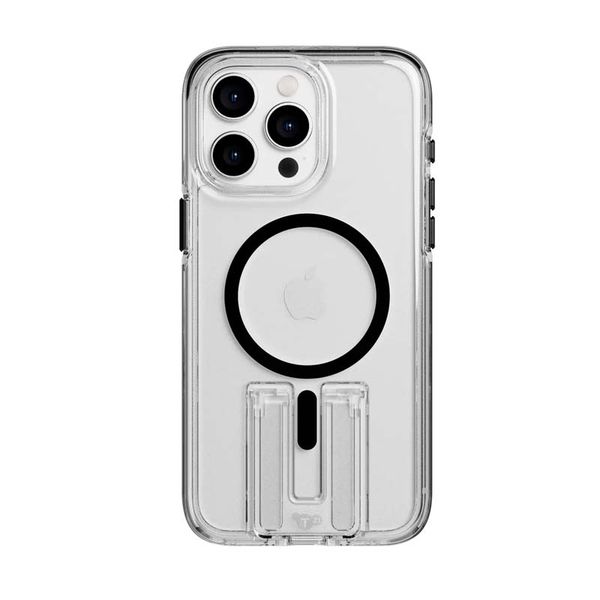 Tech21 Evo Crystal Kick Apple iPhone 15 Pro Max MagSafe Case - Clear/Black