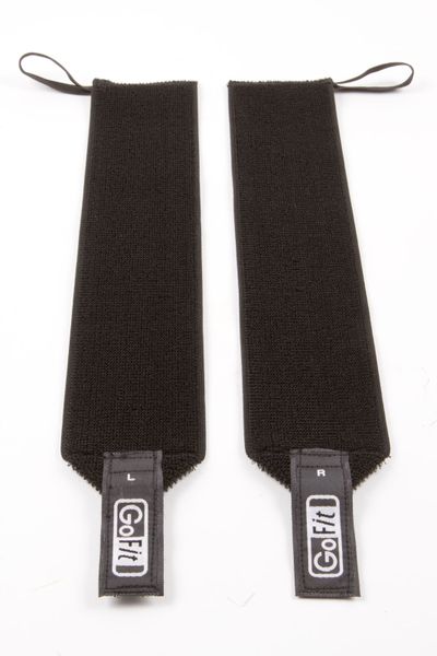 GoFit Elastic Fitness Training Wrist Supports - Black