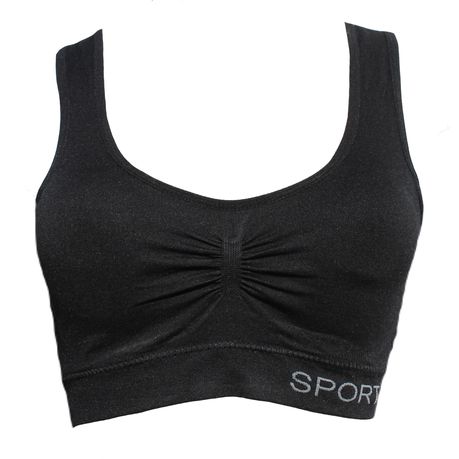 Pack Of 3-6 Women's Seamless Sports Bras Comfort REMOVABLE pad Wireless  Vest Bra