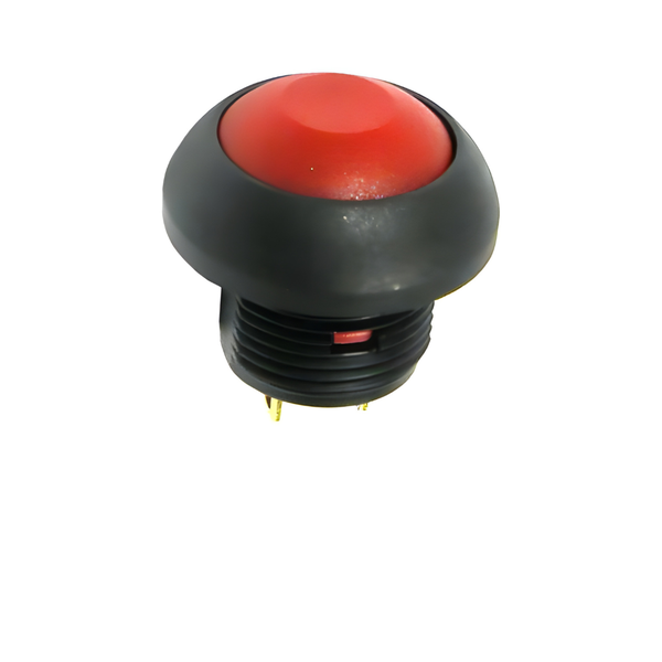 PBR171ATLE2 17mm IP67 Red Momentary Push Button Switch SPST-0-(1M)
