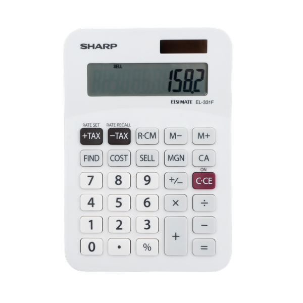 Sharp EL331F 10 Digit Display Calculator