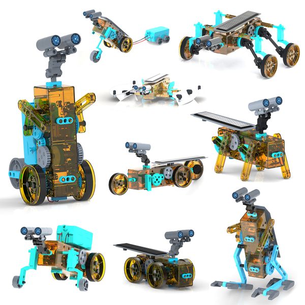 25 in 1DIY Assembled Toy Space Solar Block Car Intelligent Robot