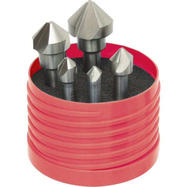 6-16mm 60 Degree HSS-Cobalt Straight Shank Countersink Drill Set