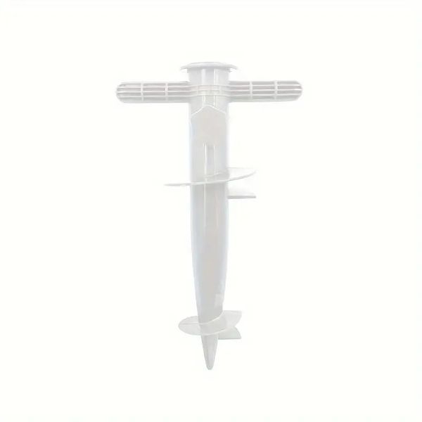 Durable Plastic Beach Umbrella Anchor - Secure Ground Stake for Sand, Soil