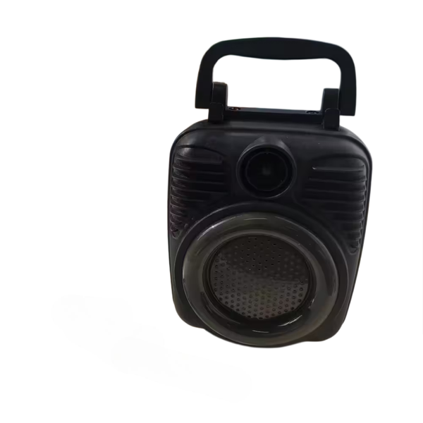 3-Inch Portable Bluetooth Speaker with RGB Lights with Phone Holder