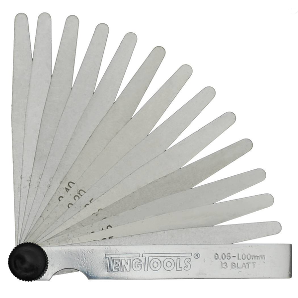 TengTools - Feeler Gauge 0.05-1 100mm 13 Pieces - FG13100