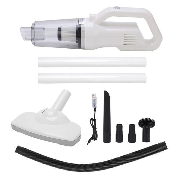 120W White Cordless Car Vacuum Cleaner