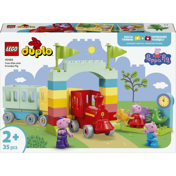 LEGO® DUPLO® Peppa Pig Train Ride with Grandpa Pig Toy 10466
