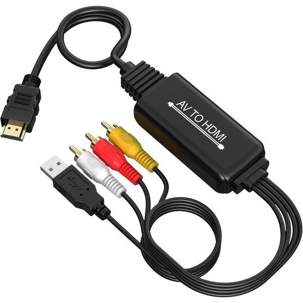 RCA to HDMI Converter, AV to HDMI cable