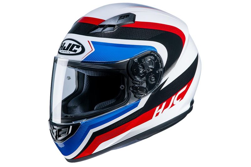 HJC CS-15 Rako MC21 White/Red/Blue Helmet