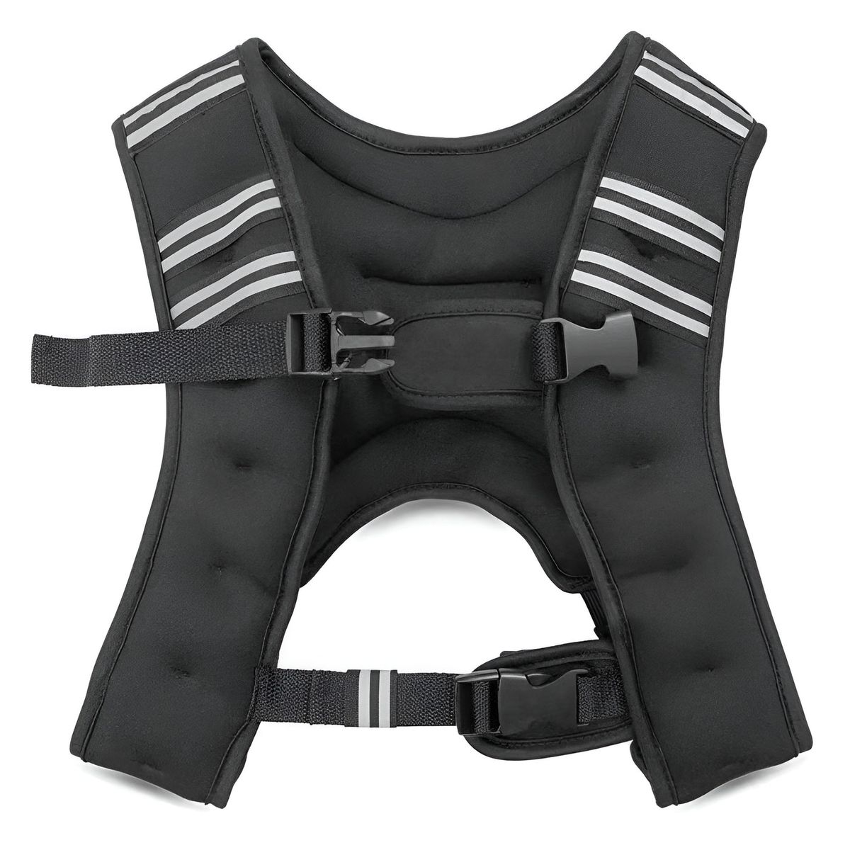 Iron Sand Adjustable Weighted Fitness Vest for Men & Women - Black