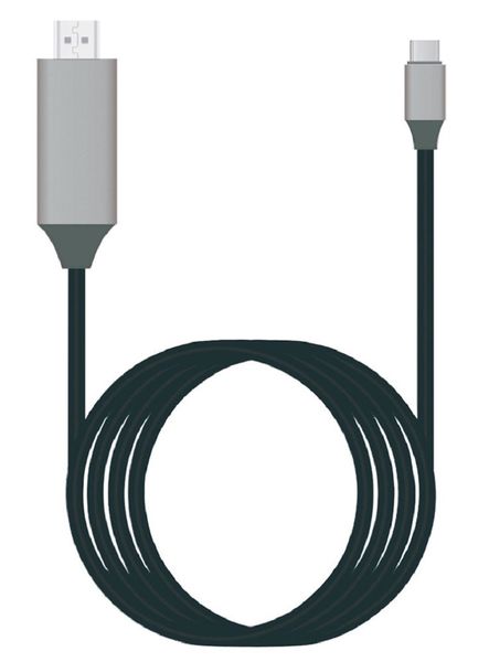 TUFF-LUV USB-C to HDMI Cable (HDMI:Support resolution 4K*2K@30Hz;1080P@30Hz)