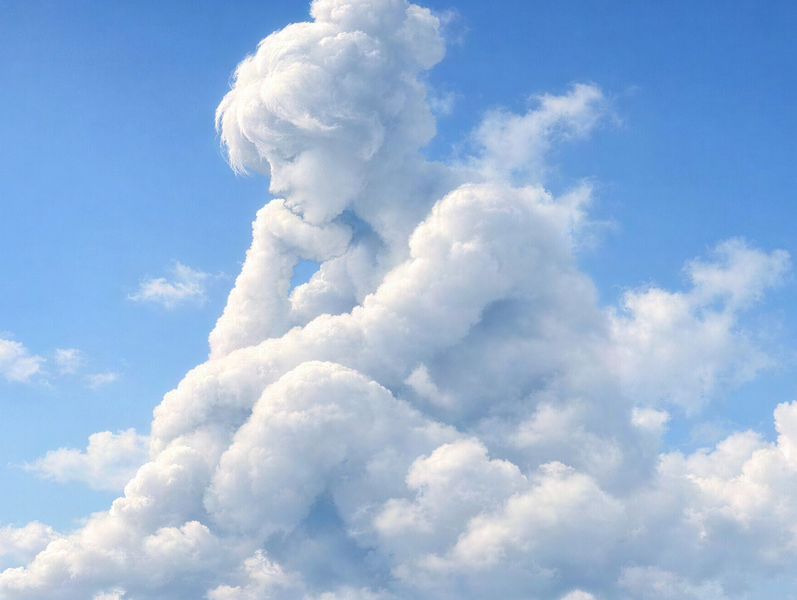 Modern Canvas Wall Art Home Decor - Cloudy