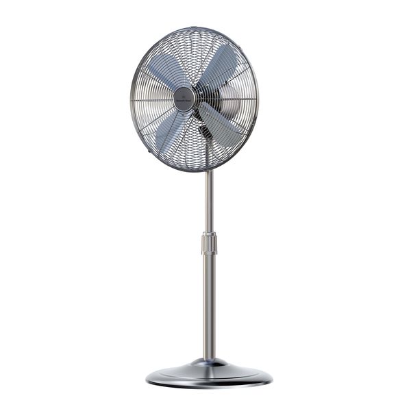 Bennett Read 40cm Steel Pedestal Fan - Chrome Finish