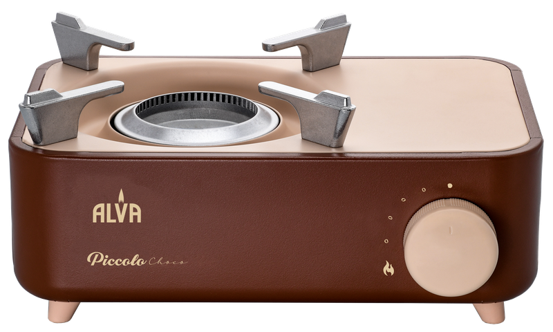 Alva Butane Canister Mini Stove + Carry Case - Choco