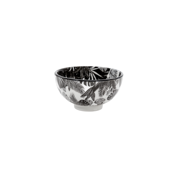 GALATEO - Jungle Sketch 9.5cm Leaves Nibble Bowl Set of 4