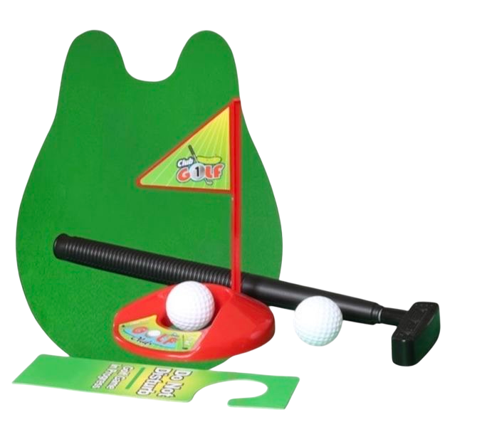 Tee Off Anywhere: The Ultimate Restroom Mini Golf Set! For Adults and Kids