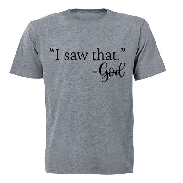God - Mens - T-Shirt - Grey image