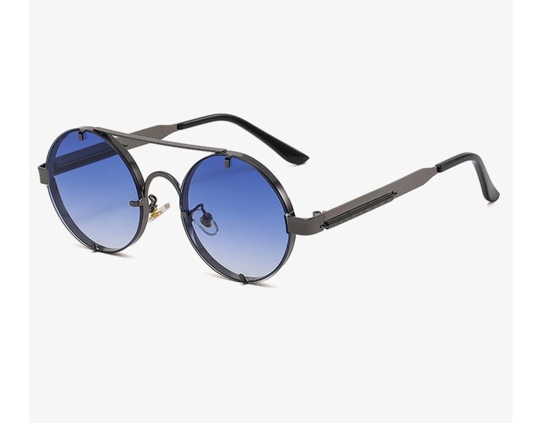 Retro Round Frame Sunglasses