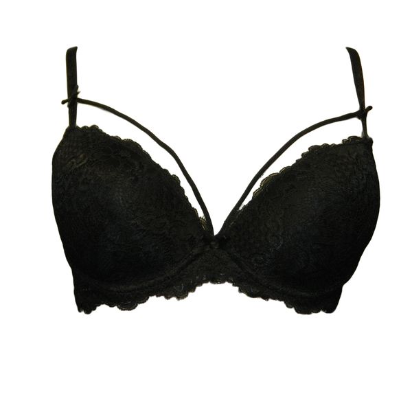 Amila Lace Underwire Bra - Black