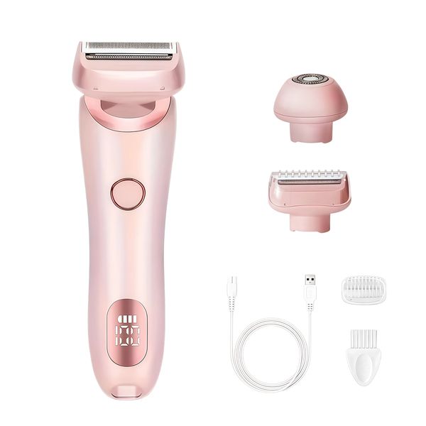 2 in 1 Women Electric Shaver Dual Head Bikini Trimmer for Women