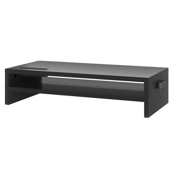 Bontec 2 Tier Table Top Desktop Monitor Computer Stand Riser &amp; Phone Holder