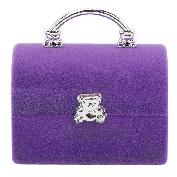 Purple Ring Box - Retro Portable Travel Organizer
