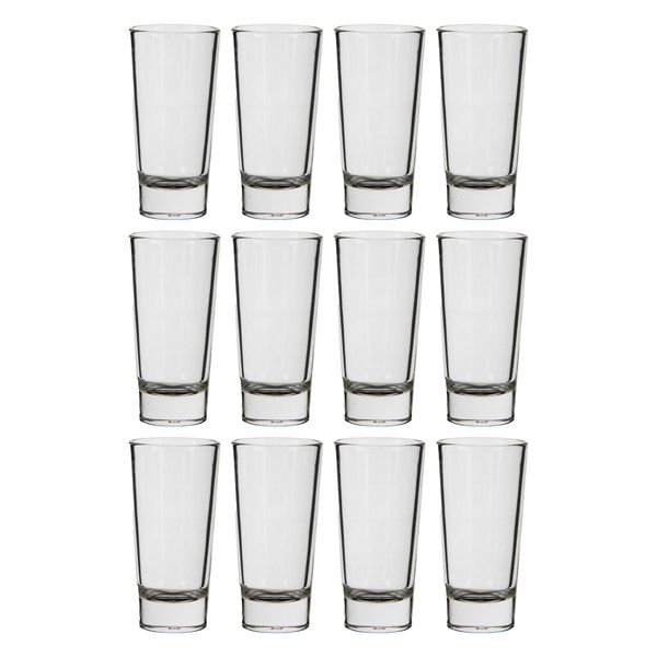 Regent Double Tequila Shooter Glass 12 Pack, (50Ml)
