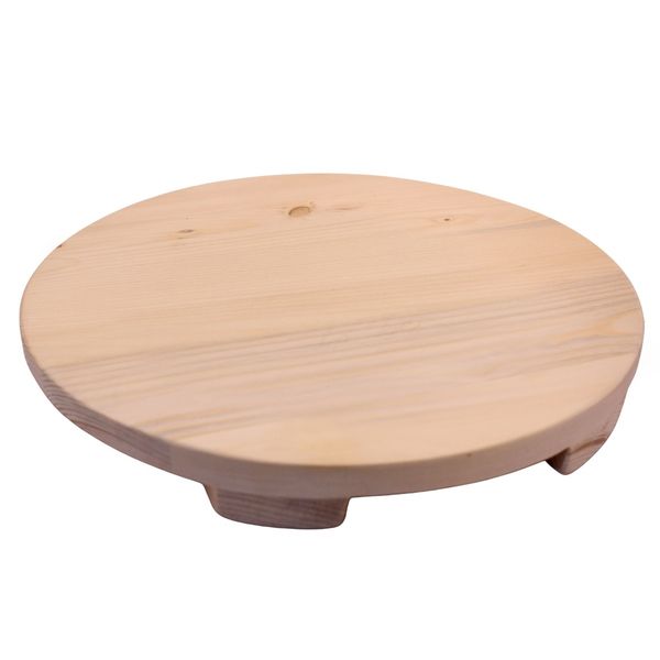 Launch Republic Multi-Purpose Round Wooden Board Engraved Thank You