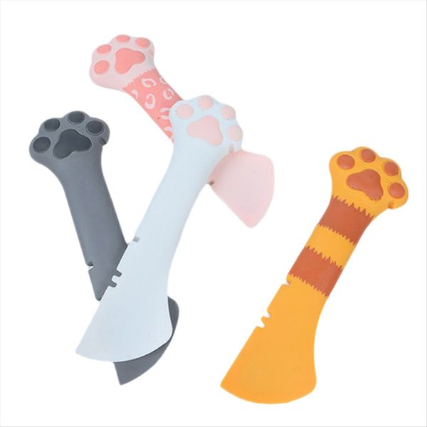 Cat Claw Multifunctional Pet Can Opener Spoon Puppy Feeding Spoon Cat and D