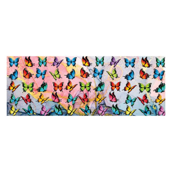 Colourfull Butterflies Decoupage Drum Cover image