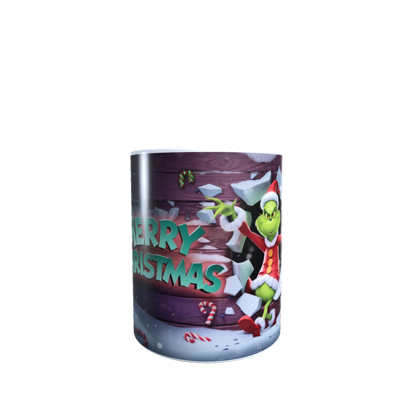 The Grinch 3D Christmas Ceramic Mug - Fun Festive Gift for Kids &amp; Families