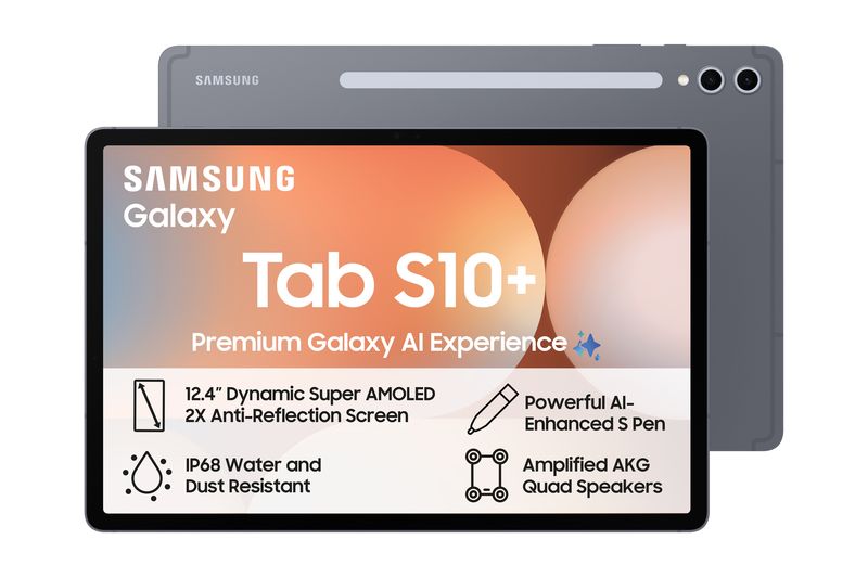 Samsung Galaxy Tab S10+ (X826) 12.4" 256GB 5G Tablet - Grey