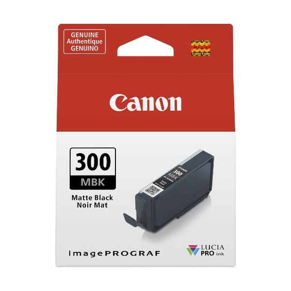 Canon PFI-300 Matte Black Ink Tank - Genuine Canon Ink