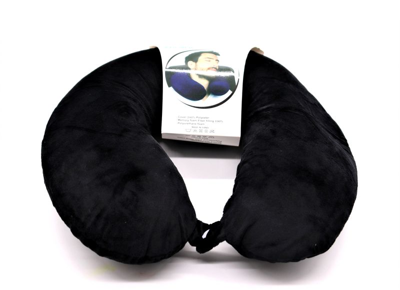 Memory Foam Neck Support Travel Pillow - U Shape Pillow