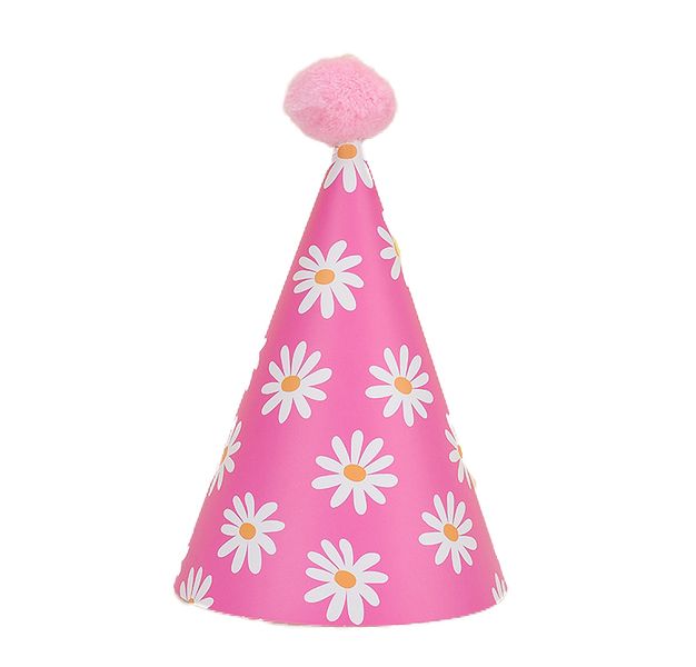 Party Hats - Daisy Flower Theme - Set of 10