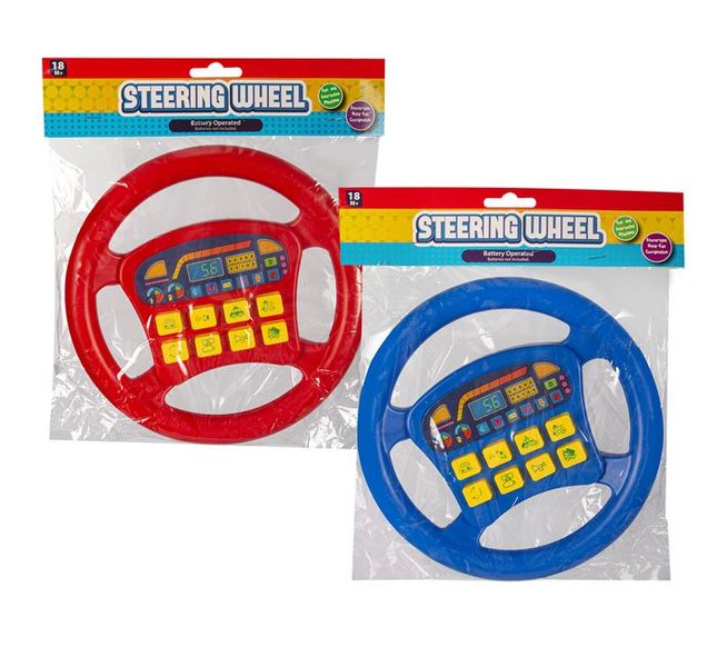 Baby Toy Edu Steering Wheel Battery Opperated (2 Pack)