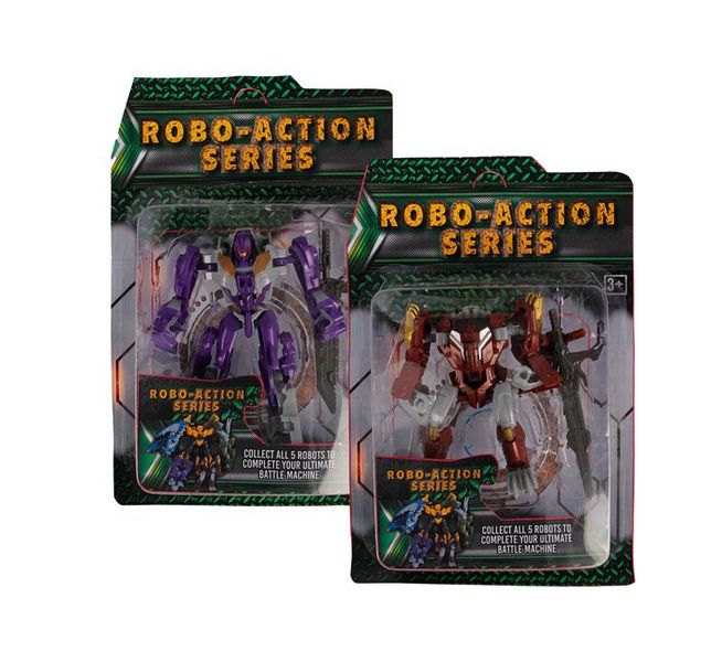 Boys Playset Fig Robot Dragon 1 Piece 10cm (2 Pack)