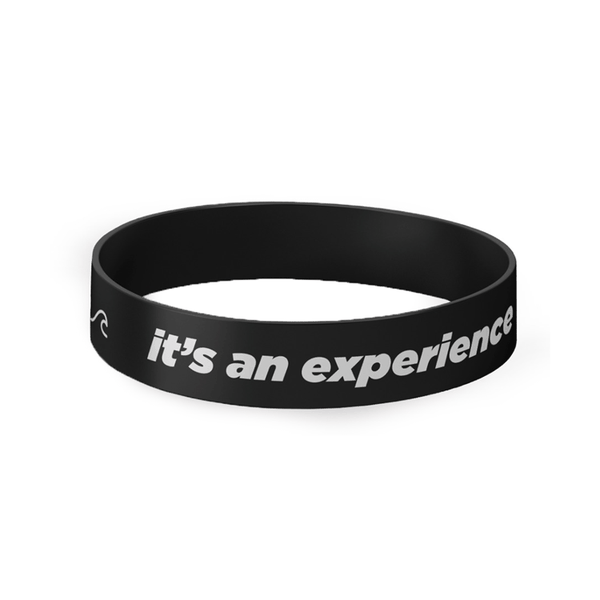 Killer Deals It's An Experience Silicone Wristband Bracelet