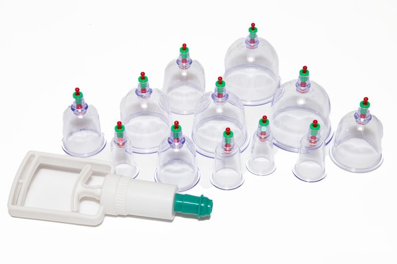 Vacuum Cupping Sets of 12 Cups With Pump