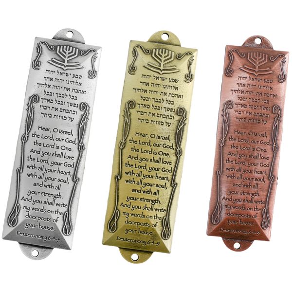 Mezuzah Case for Jewish Mitzvah Door Mezuzah with Scroll for Door